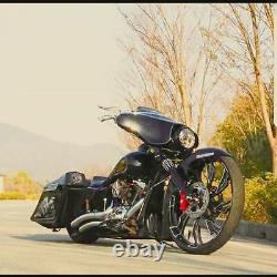 21x5.5 Inch Guinzu Fat Tire Roue De Moto Pour Harley Road Street Glide King