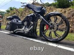 21x5.5 Inch Guinzu Fat Tire Roue De Moto Pour Harley Road Street Glide King