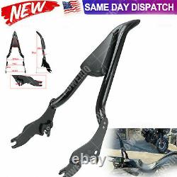 22 Tall Backrest Sissy Bar Pour Harley Cvo Road Glide Street Touring Road King