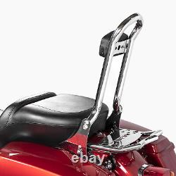 27 Barres Sissy Hautes de Dossier/Support de Bagages pour Harley Street Glide Road King 09-24