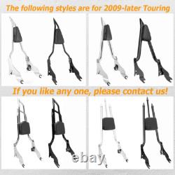 28 Dossier amovible Sissy Bar pour Harley Touring Road King Street Glide 09+