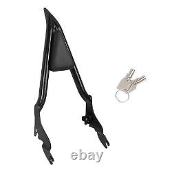 28'' Tall Backrest Sissy Bar Pour Harley Cvo Road Glide Street Touring Road King