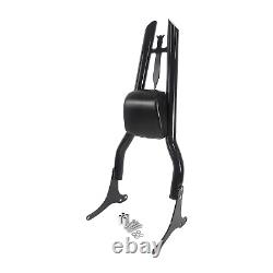 30'' Sissy Bar noir avec dossier pour HD Touring Road King Street Glide 1997-2008