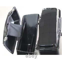4 Sacoches Étirées pour Harley Touring Road King Electra Street Glide 93-13