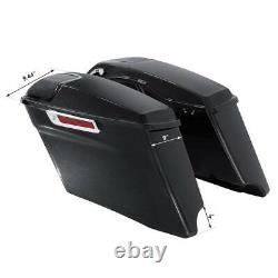 4 Sacs de selle étirés adaptés pour Harley CVO Road King Street Electra Glide 2014-24