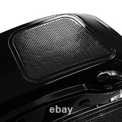 4 couvercles de sacoches rigides allongées pour haut-parleurs 6x9 pour Road King Street Glide 2014-2024