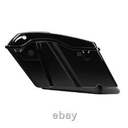 4 couvercles de sacoches rigides allongées pour haut-parleurs 6x9 pour Road King Street Glide 2014-2024