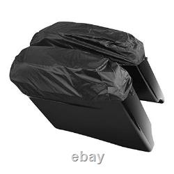 4 couvercles de sacoches rigides allongées pour haut-parleurs 6x9 pour Road King Street Glide 2014-2024