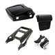 5.5 Coffre Avec Dossier Rembourr&eacute; Et Porte-bagages Pour Touring Road King Street Glide 2009-2013