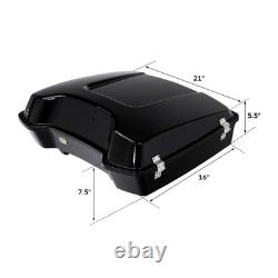 5.5 Support de coffre relevé de 2 pouces, kit de porte-bagages pour Harley Touring Road King Street Electra Glide