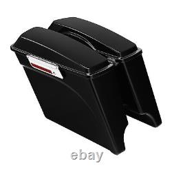 5 Sacoches Arrières Allongées S'adaptent Pour Harley Electra Road King Street Glide