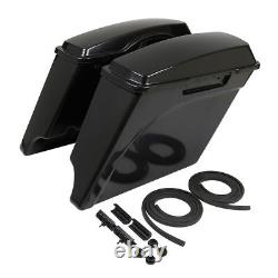 5 Sacoches Étirées Adaptées Pour Harley Touring Road King Street Glide 93-13