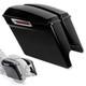 5 Sacoches Allong&eacute;es Avec Loquets Chrom&eacute;s Pour Road King Street Glide 2014-2023