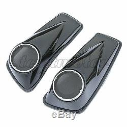 6.5 Saddlebags Président Couvercles Pour Harley Road King, Rue Electra Glide 2014-2020