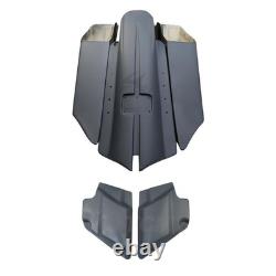 7 sacoches allongées en fibre de verre pour Touring Road King Street Glide 2014+