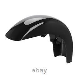 Aile avant compatible avec Harley Touring Road King Street Glide 1989-2013 Noir vif