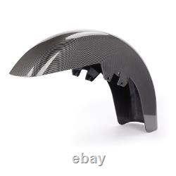Aile avant en fibre de carbone ABS pour Harley Touring Road King Street Glide 89-13 US