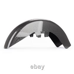 Aile avant en fibre de carbone ABS pour Harley Touring Road King Street Glide 89-13 US