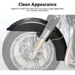 Aile avant noir vif pour Harley Touring Street Glide Road King 2014 et plus, USA