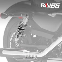 Amortisseurs arrière réglables à rebond de 11,75 pour Harley Road King Electra Street Glide