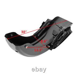 Arrière Fender Led Fit Pour Harley Touring Cvo Street Electra Road Glide Roi 09-13