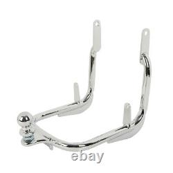 Attelage de remorque en chrome adapté pour Harley Electra Street Glide Road King 2009-2013