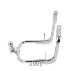 Attelage de remorque en chrome adapté pour Harley Electra Street Glide Road King 2009-2013