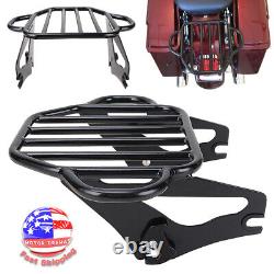 Backrest Sissy Bar & Two-up Sac À Bagages Pour 09-22 Harley Road King Street Glide