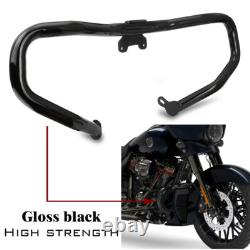 Barre de protection de moteur noire pour Harley Touring Road King/Street (2014+)