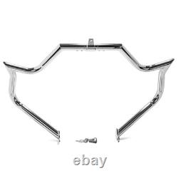 Barre de protection en chrome pour moteur de route, modèle Touring 09-22, Road King, Street Glide