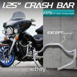 Barre de protection moteur 1.25 pour Harley Road King Street Electra Glide 1997-2008