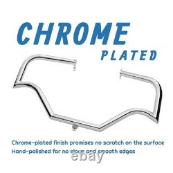 Barre de protection moteur Fat de 1,5 pouce pour Harley Road King et Street Glide 2009-2023