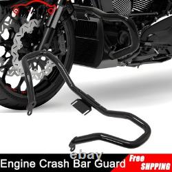 Barre de protection moteur noire pour Harley Touring Road King Street Glide 2014-2025