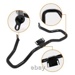 Barre de protection moteur noire pour Harley Touring Road King Street Glide 2014-2025