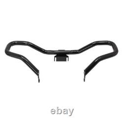 Barre de protection moteur noire pour Harley Touring Road King Street Glide 2014-2025