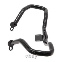 Barre de protection moteur noire pour Harley Touring Road King Street Glide 2014-2025