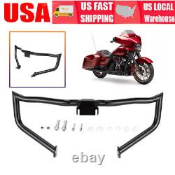 Barre de protection moteur pour Harley Road King Street Electra Glide 2014 et plus.