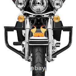 Barre de protection pour moteur Touring Crash Z de 1,25 pouce pour Harley Road King Street Electra Glide