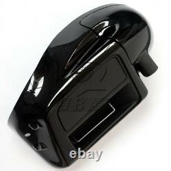 Black Lower Vented Leg Carérage Pour Harley Touring Road King Street Glide 2014-17