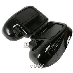 Black Lower Vented Leg Carérage Pour Harley Touring Road King Street Glide 2014-17