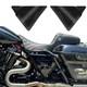 Caches De Batterie Lat&eacute;rales Triangulaires Noires Pour Harley Touring Road King Street Electra
