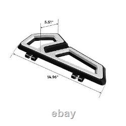 Cale-pieds de plancher pour conducteur adaptés pour Harley Touring Street Glide Road King 00 et plus récent