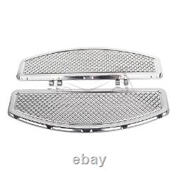 Cale-pieds étirés en chrome pour conducteur Harley Road King Street Glide FLTR 86-23