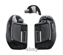 Carénage inférieur noir vif pour Touring Road King Street Glide 2014-2024