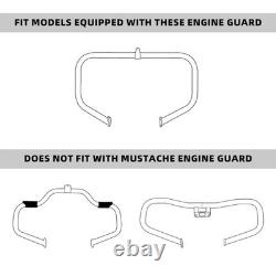 Carénages inférieurs pour Harley Road King, Street Glide, Road Glide, Electra Glide, noir