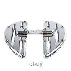 Chrome Foot Rest Floorboards Footboard Pour Harley Street Glide Softail Road King