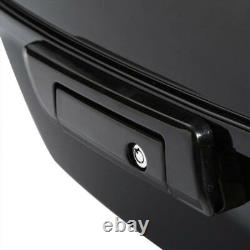 Coffre Roi avec Coussin de Dossier Compatible avec Harley Touring Road King Street Glide 14-25