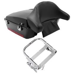 Coffre à bagages Chopped et support pour Harley Road King Street Glide 1997-2008