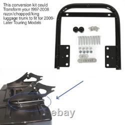 Coffre de bagages King avec support pour Harley Street Road Glide 2009-2013