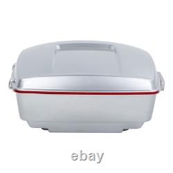Coffre de bagages King rouge bonbon pour Harley Touring 2014-2023 Road King Street Glide